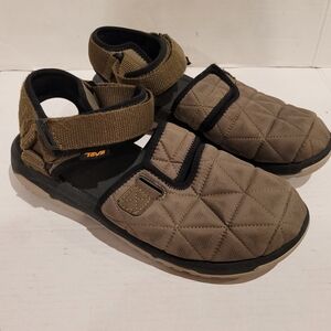 Mens Teva Hybrid hurricane Sandals Closed Toe Size 10  Green